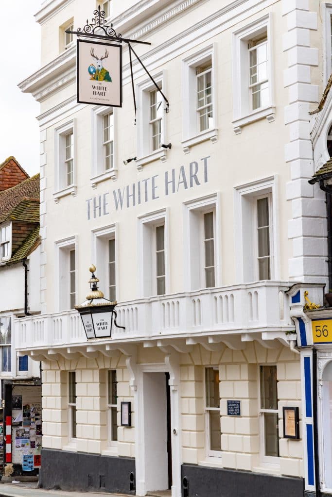 The White Hart Lewes frontage